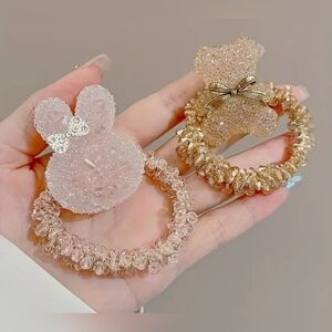 2 pc hair scrunchies.